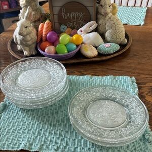 VINTAGE Princess House Fantasia Salad Plates - set of 11